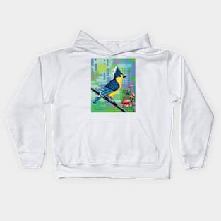 Yellow Tit Kids Hoodie